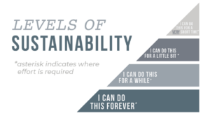 Levels of Sustainability For a “Healthy Lifestyle”